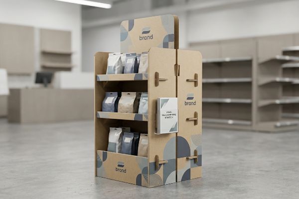 A retail store setting features a