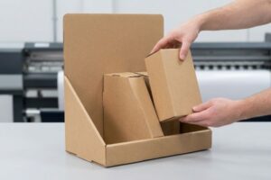Vocês oferecem amostras dos expositores de balcão antes da produção em larga escala?