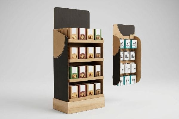 cardboard endcap sidekick displays