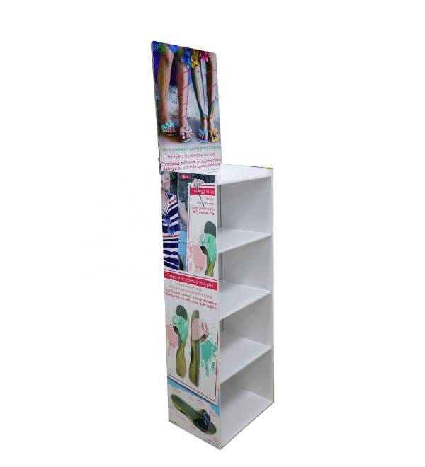 cardboard floor display foot wellness