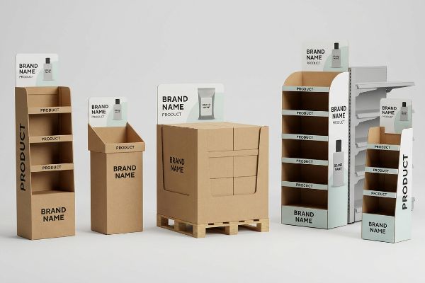 cardboard pallet floor stands