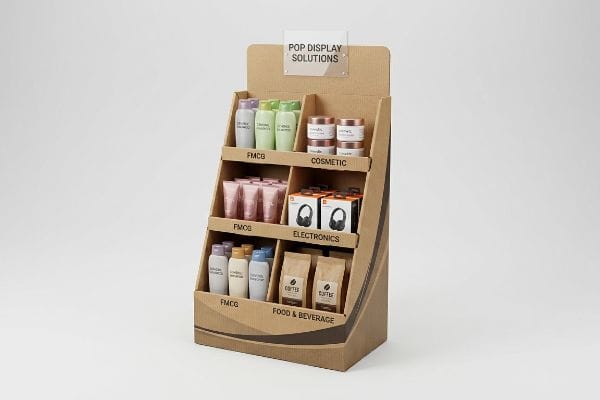 cardboard pop display multi category
