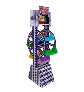 carnival ferris wheel cardboard display main