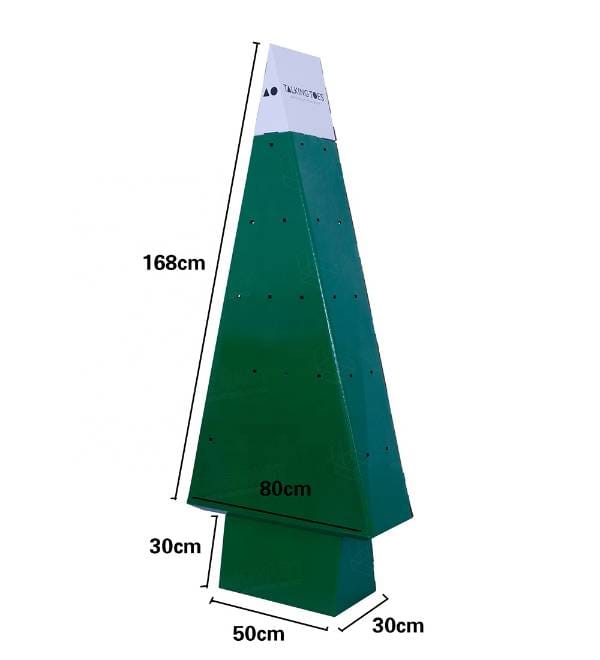 christmas tree cardboard display fsdu