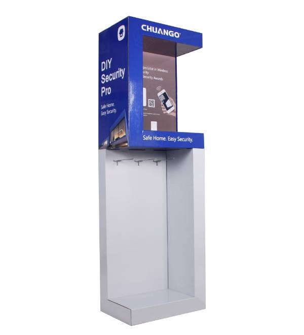 chuango cardboard security display floor stand