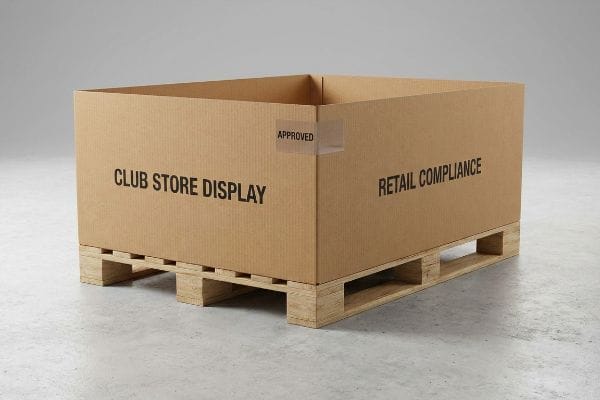 club store display retail compliance approved box