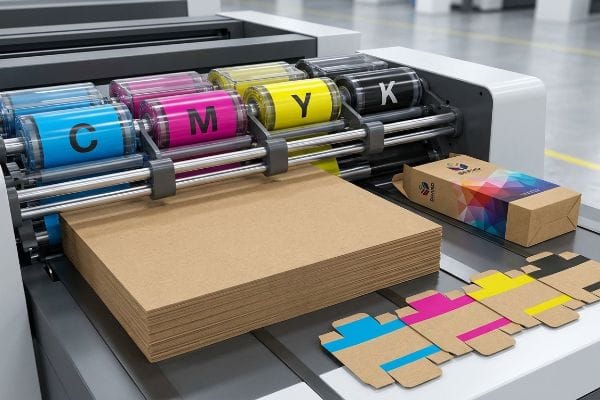 cmyk kraft packaging printer