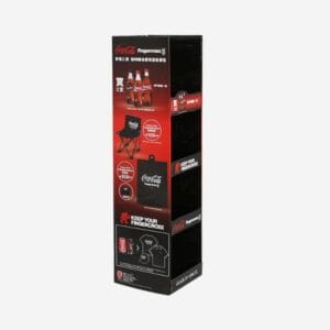 coca cola fingercrossx cardboard display fsdu
