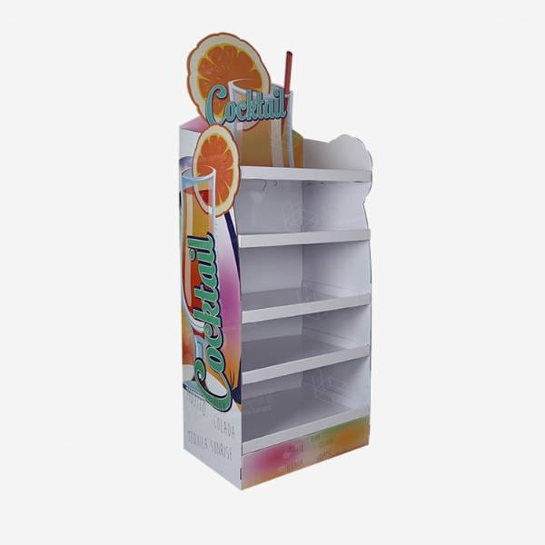 cocktail mixer cardboard display fsdu