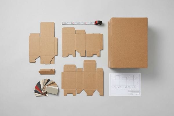 éléments de conception de boîtes en carton ondulé