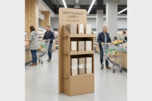 Point-of-purchase displays grab the attention of consumers.