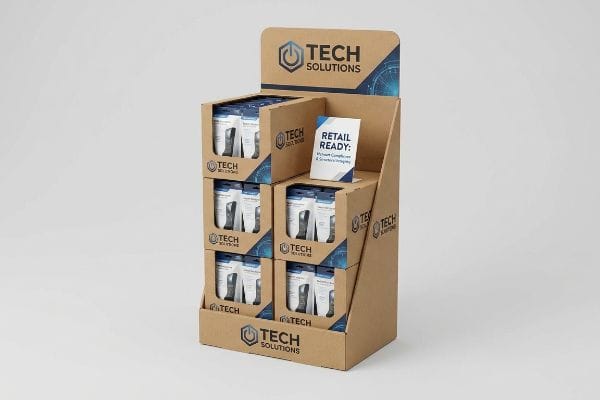 corrugated cardboard retail ready display