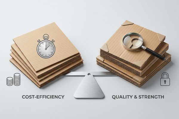 corrugated cost quality balance