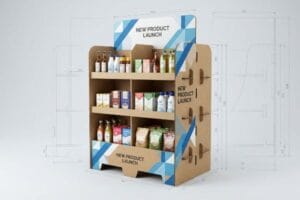 Por que os displays de papelão são populares no varejo?