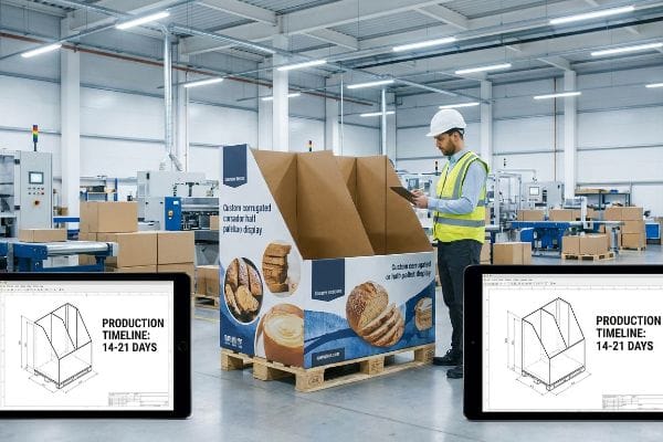 What Is the Lead Time for Custom Half Pallet Displays?