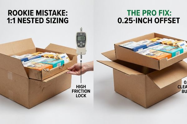 Corrugated boxes show 