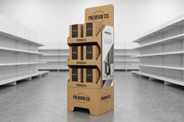 Premium-Co-Display aus Wellpappe