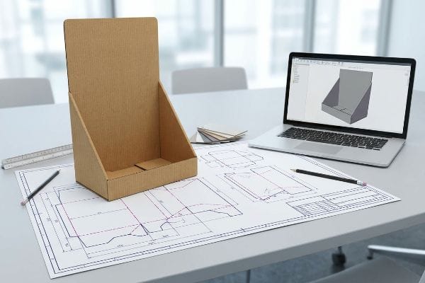 schéma de mesure technique du prototype ondulé 1