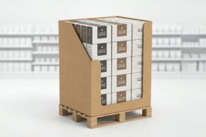Aspects of a Quarter Pallet Display