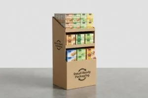 消费品包装纸板运输展示架制造商