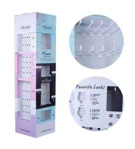cosmetic retail cardboard display