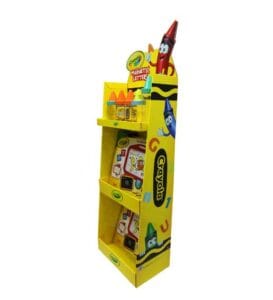 crayola magnetic letters cardboard display