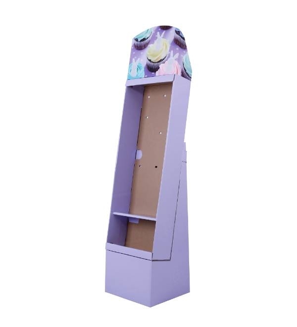 cupcake baking supplies cardboard display