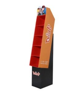 custom apparel retail cardboard display