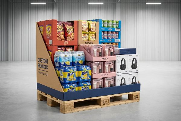 Products Commonly Displayed on Pallet Displays