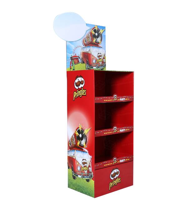 custom cardboard display snack fsdu