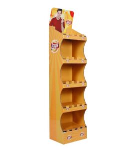 custom cardboard display snack retail