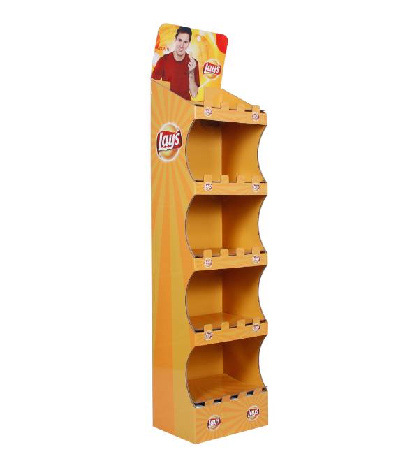 custom cardboard display snack retail