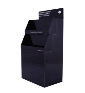 custom cardboard display stationery fsdu