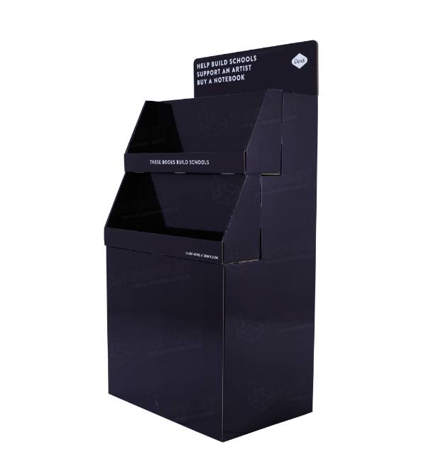 custom cardboard display stationery fsdu