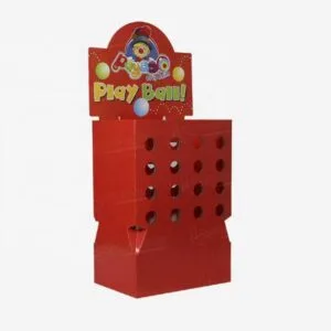 custom cardboard display toy balls