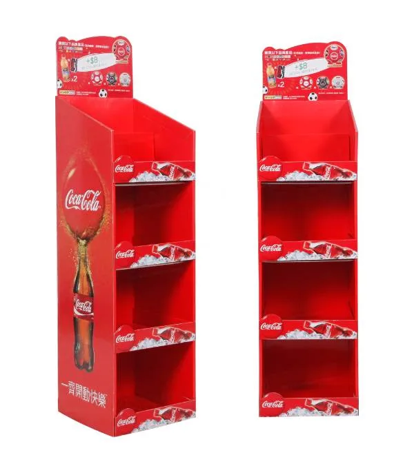 Hình ảnh nhìn từ bên cạnh của mô hình pop-up bằng bìa cứng tùy chỉnh