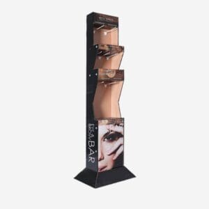 custom cosmetic cardboard display stand