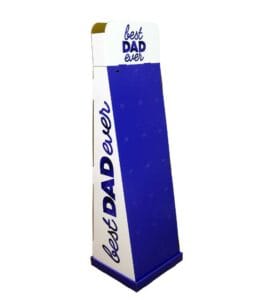 custom father day cardboard display