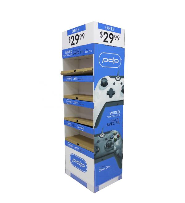 custom gaming controller cardboard display