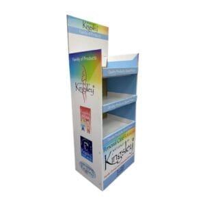 custom kingsley personal care cardboard display