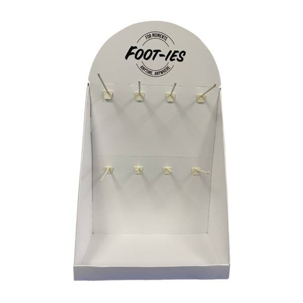 custom peg hook cardboard display main