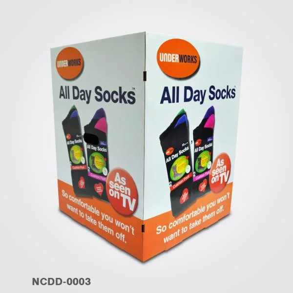 custom printed corrugated pos display