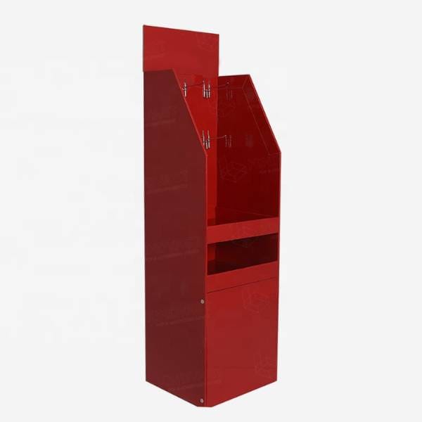 custom red cardboard display stand