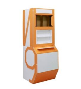 custom skincare cardboard display