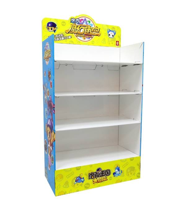 custom toy themed 4 tier cardboard display