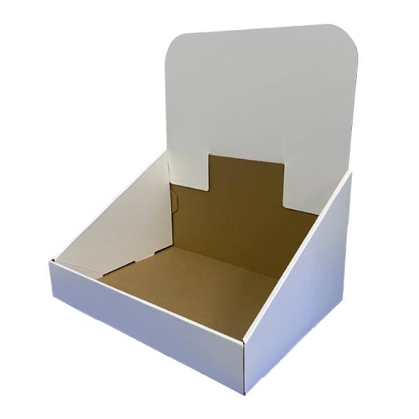 custom white cardboard display box main