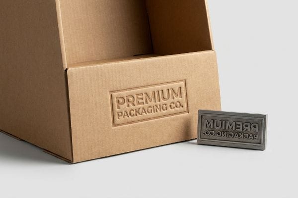 debossed logo metal die