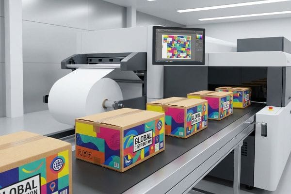 digital packaging conveyor boxes