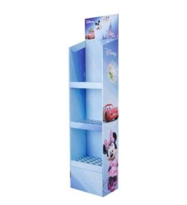 disney themed 3 tier cardboard display