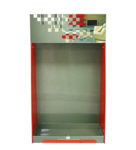 electronics accessories cardboard display